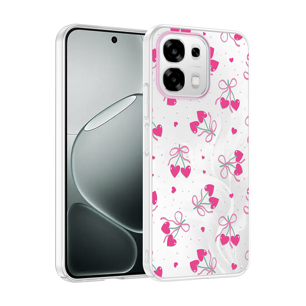 Oppo A6 Pro Uyumlu Kılıf Kamera Korumalı Desenli Zore Klip Kapak