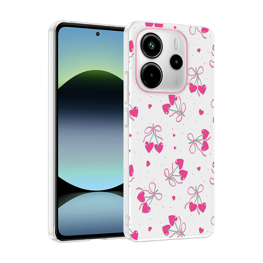 Xiaomi Redmi Note 14 4G Uyumlu Kılıf Kamera Korumalı Desenli Zore Klip Kapak