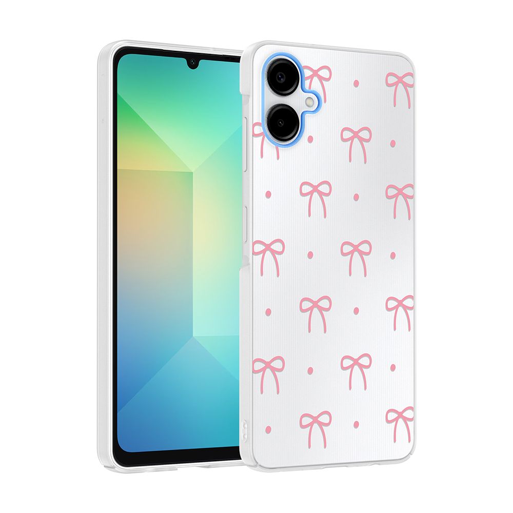[RNZ-TA133008] Samsung Galaxy A06 Uyumlu Kılıf Kamera Korumalı Desenli Zore Klip Kapak (Fiyonk)
