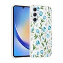 Samsung Galaxy A35 Uyumlu Kılıf Kamera Korumalı Desenli Zore Klip Kapak