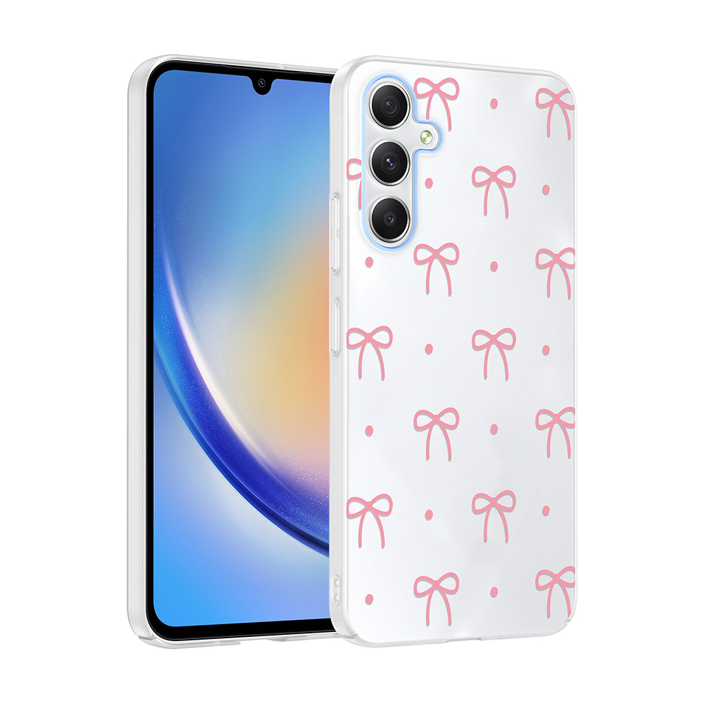 [RNZ-TA133056] Samsung Galaxy A55 Uyumlu Kılıf Kamera Korumalı Desenli Zore Klip Kapak (Fiyonk)