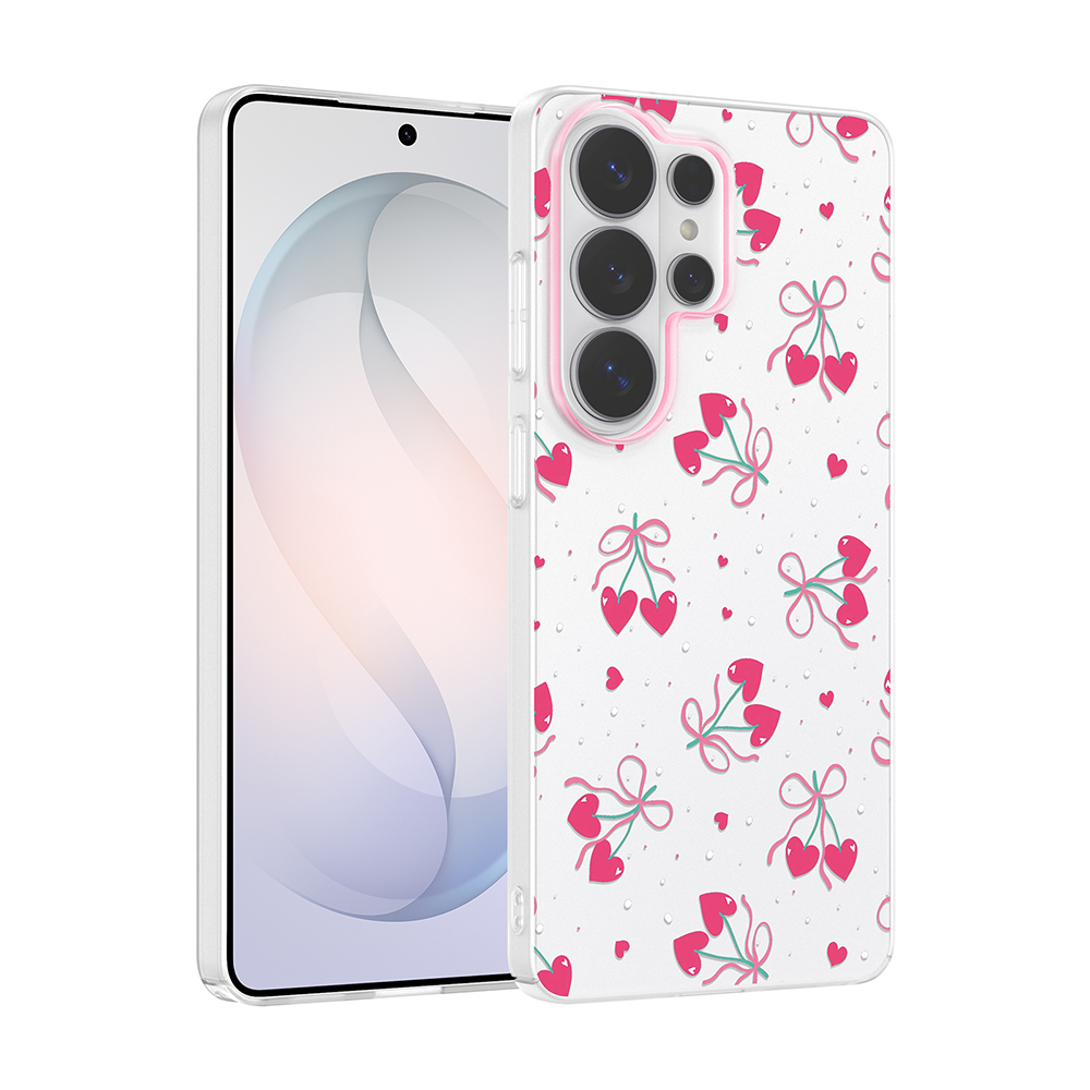 Samsung Galaxy S25 Ultra Uyumlu Kılıf Kamera Korumalı Desenli Zore Klip Kapak