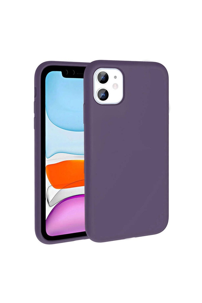 Apple iPhone 11 Uyumlu Kılıf M-safe Şarj Özellikli Sıvı Teknolojili Silinebilir Sert Zore Kivi Kapak