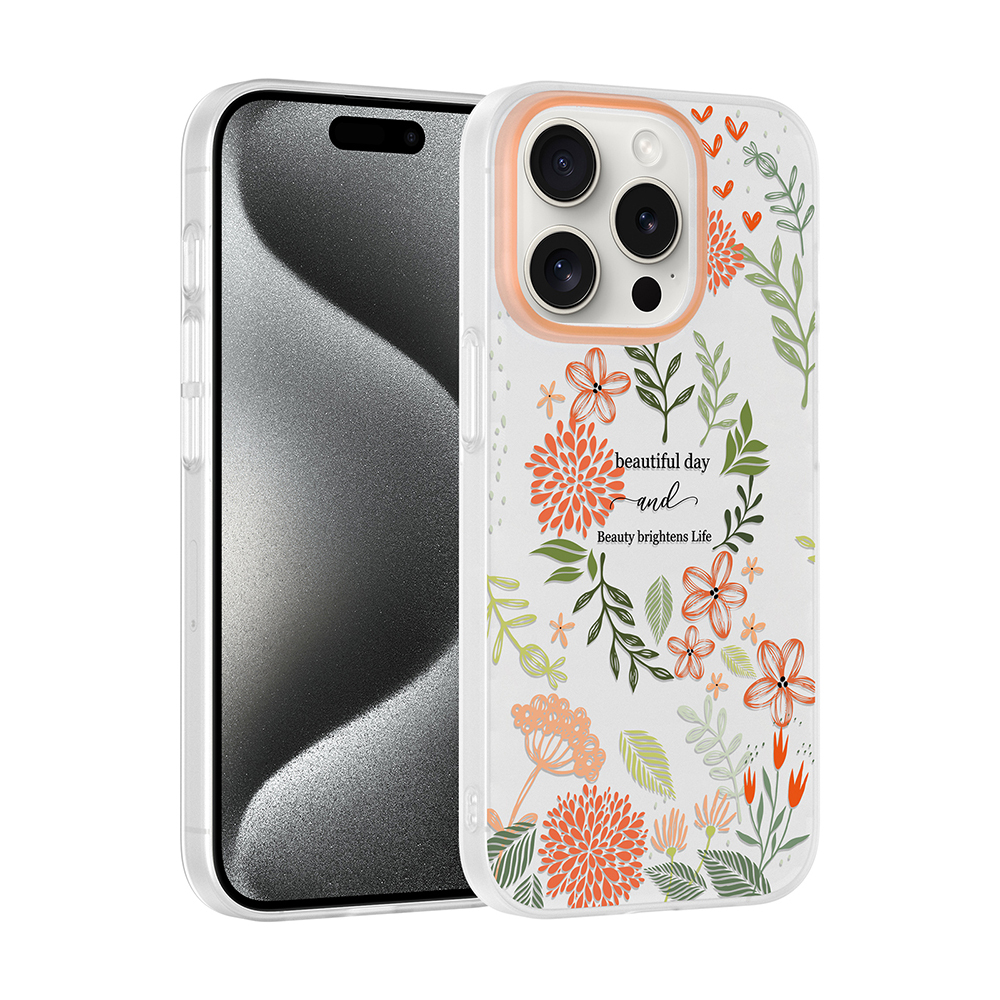 Apple iPhone 14 Pro Max Uyumlu Kılıf Kamera Korumalı Desenli Zore Klip Kapak