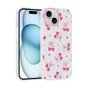 Apple iPhone 15 Uyumlu Kılıf Kamera Korumalı Desenli Zore Klip Kapak