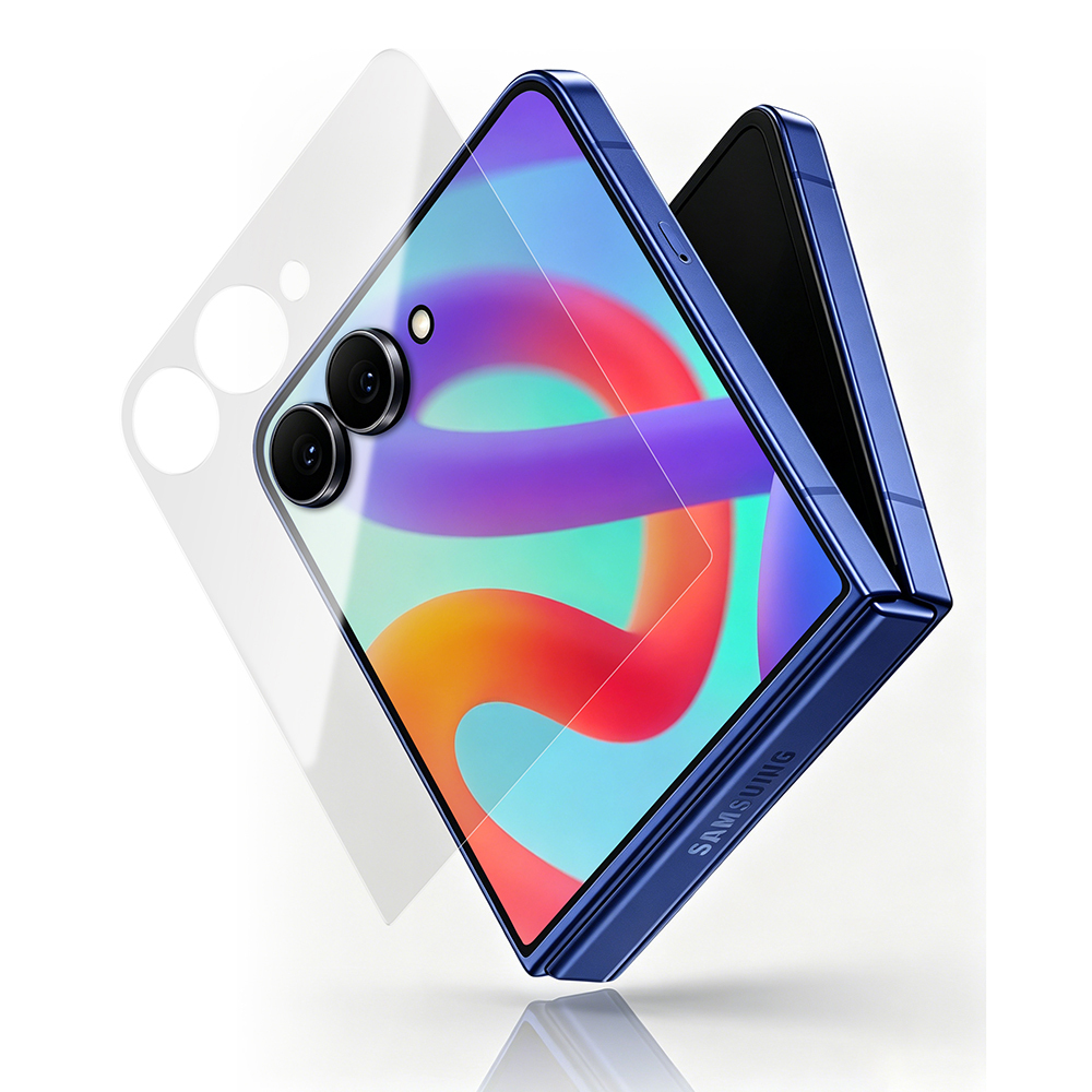 Samsung Galaxy Z Flip 7 Uyumlu Mohseven Sapphire Coating 2.5D HD Temperli Cam Ekran Koruyucu