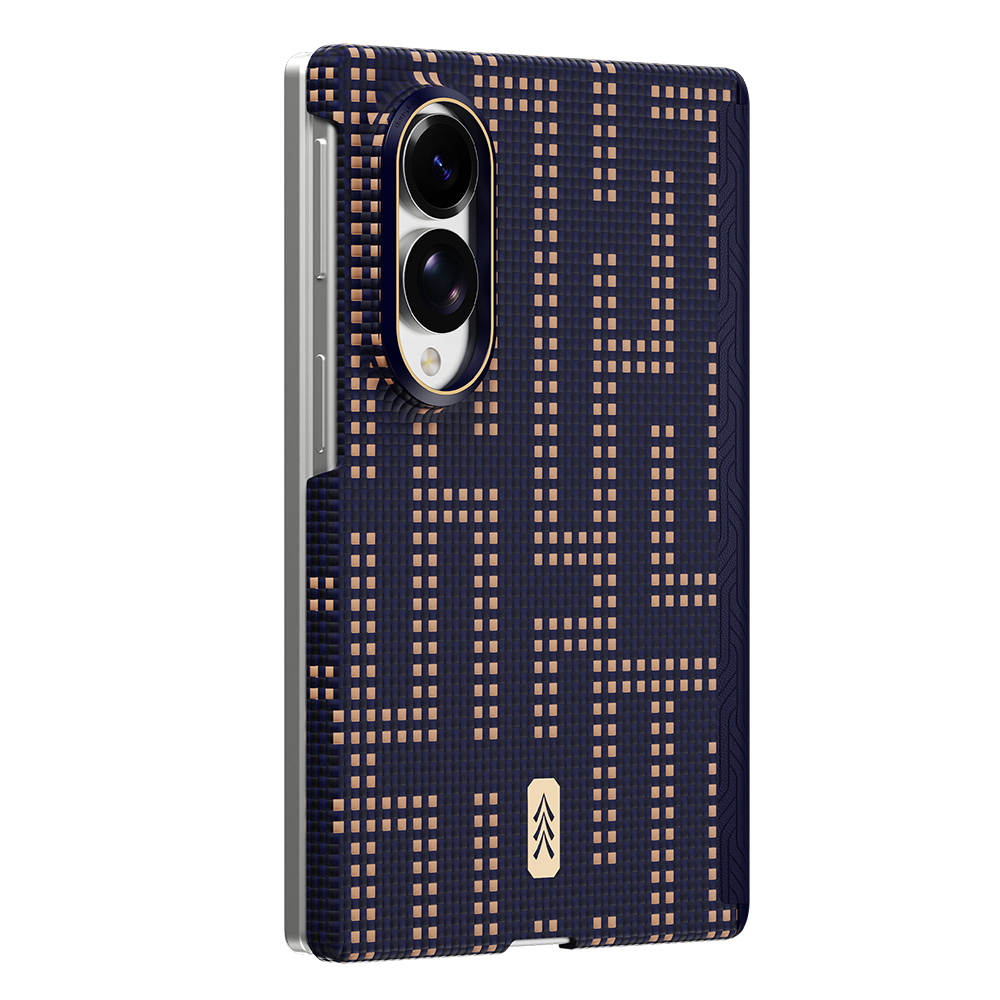 Samsung Galaxy Z Fold 8 Uyumlu Kılıf M-safe Şarj Özellikli Raptic Aramid SkinPro Serisi Karbon Kapak
