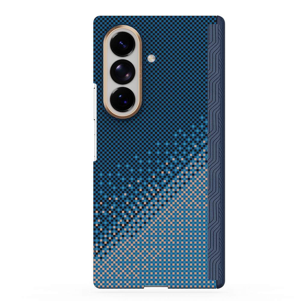 Samsung Galaxy Z Fold 8 Ultra Uyumlu Kılıf M-safe Şarj Özellikli Raptic Aramid SkinPro Serenity Serisi Kapak