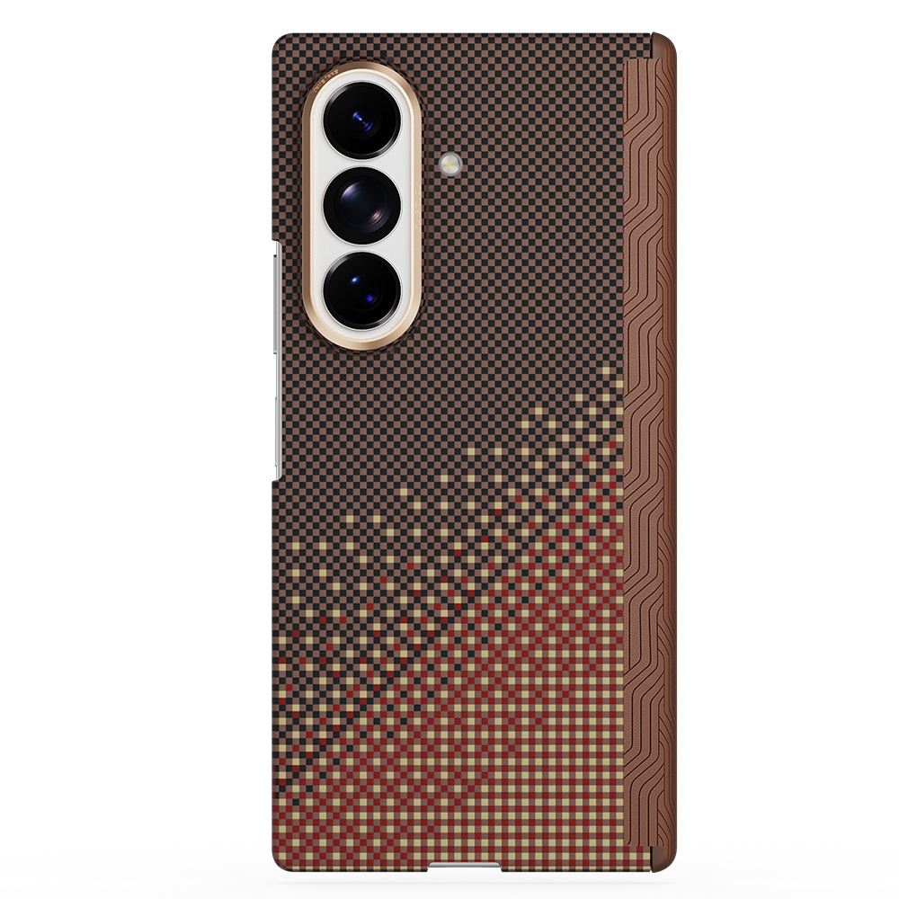 Samsung Galaxy Z Fold 8 Ultra Uyumlu Kılıf M-safe Şarj Özellikli Raptic Aramid SkinPro Serenity Serisi Kapak
