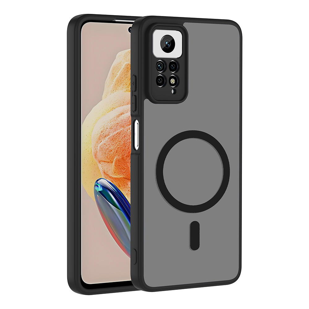 Xiaomi Redmi Note 12 Pro 4G Uyumlu Kılıf M-safe Şarj Özellikli Zore Babet Kapak