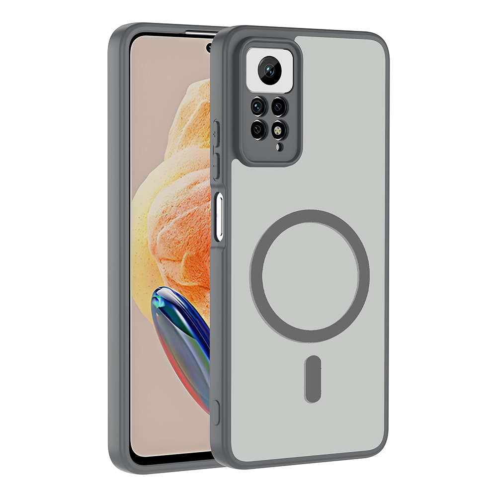 Xiaomi Redmi Note 12 Pro 4G Uyumlu Kılıf M-safe Şarj Özellikli Zore Babet Kapak