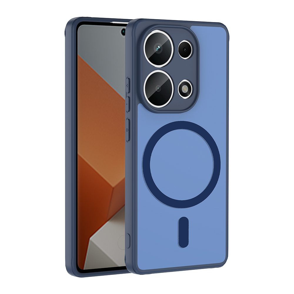Xiaomi Redmi Note 13 Pro 4G Uyumlu Kılıf M-safe Şarj Özellikli Zore Babet Kapak