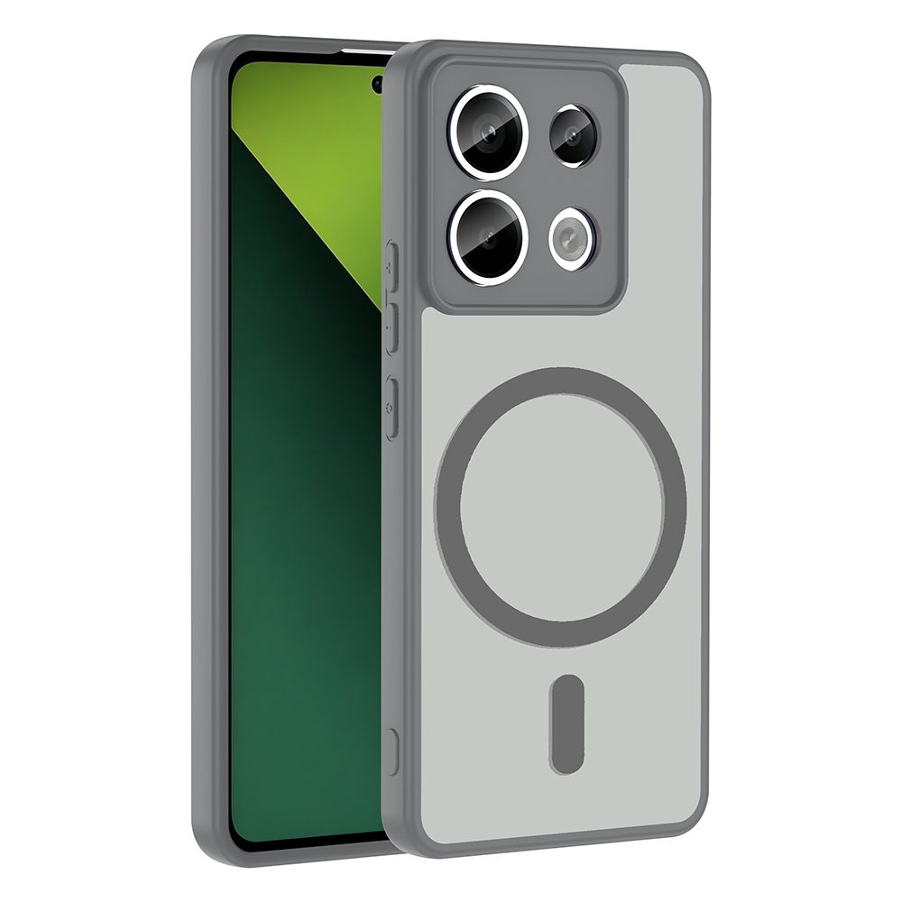 Xiaomi Redmi Note 13 Pro 5G Uyumlu Kılıf M-safe Şarj Özellikli Zore Babet Kapak