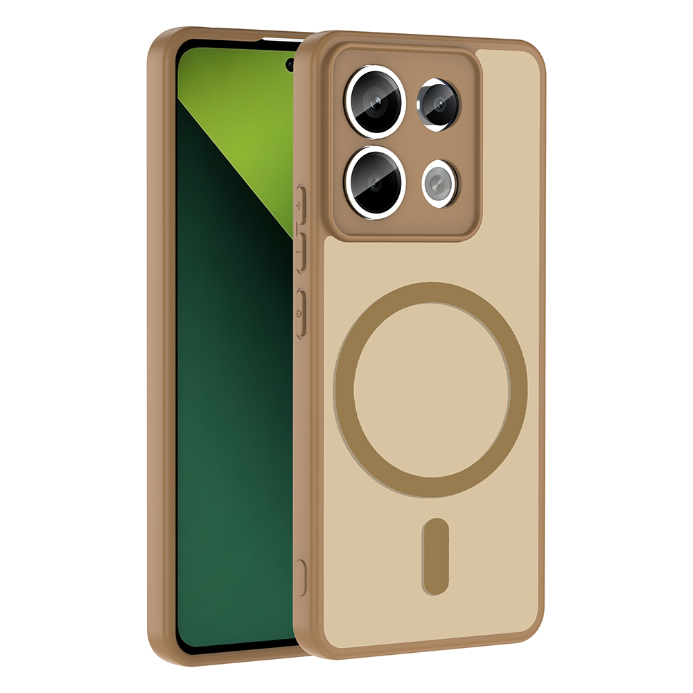 Xiaomi Redmi Note 13 Pro 5G Uyumlu Kılıf M-safe Şarj Özellikli Zore Babet Kapak