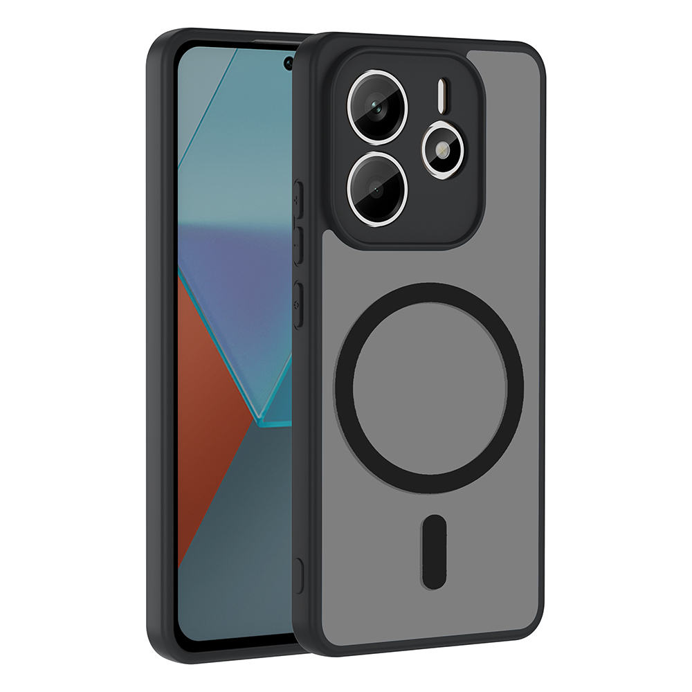 Xiaomi Redmi Note 14 4G Uyumlu Kılıf M-safe Şarj Özellikli Zore Babet Kapak
