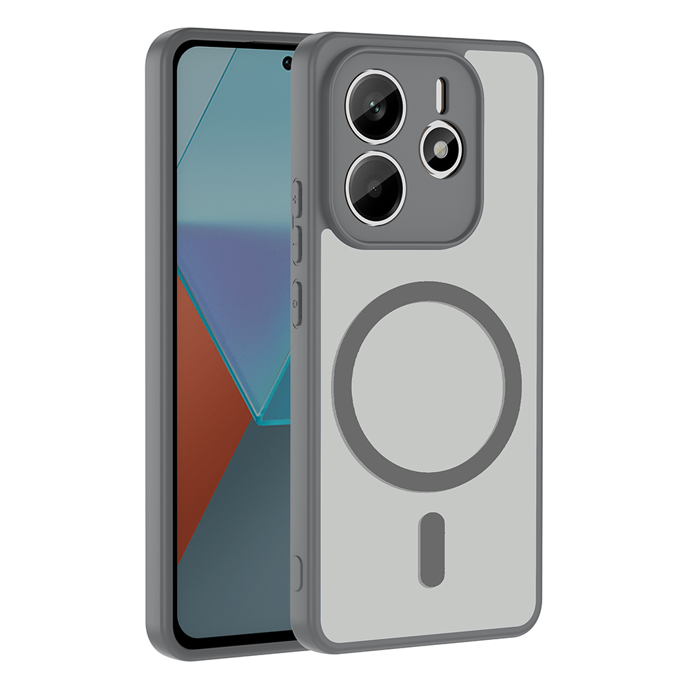 Xiaomi Redmi Note 14 4G Uyumlu Kılıf M-safe Şarj Özellikli Zore Babet Kapak