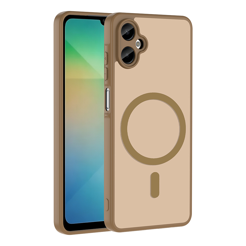 Samsung Galaxy A06 Uyumlu Kılıf M-safe Şarj Özellikli Zore Babet Kapak
