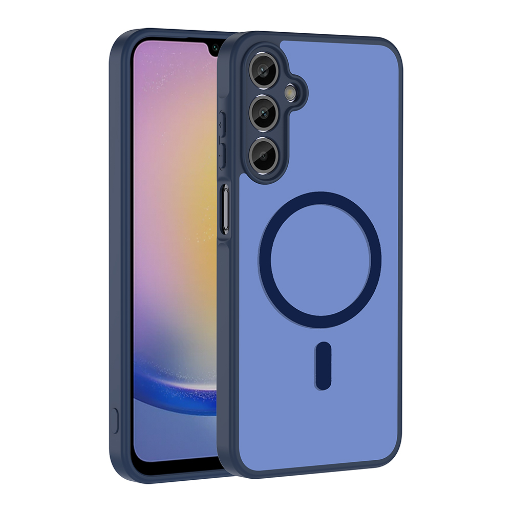 Samsung Galaxy A15 Uyumlu Kılıf M-safe Şarj Özellikli Zore Babet Kapak