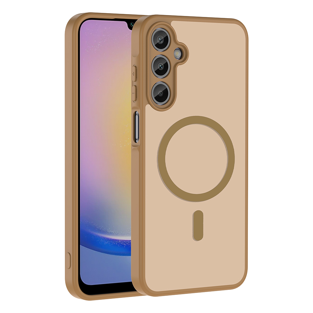 Samsung Galaxy A15 Uyumlu Kılıf M-safe Şarj Özellikli Zore Babet Kapak