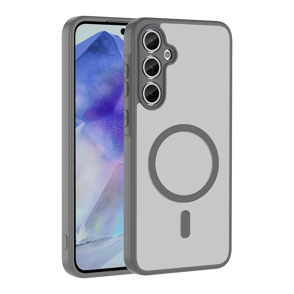 Samsung Galaxy A35 Uyumlu Kılıf M-safe Şarj Özellikli Zore Babet Kapak