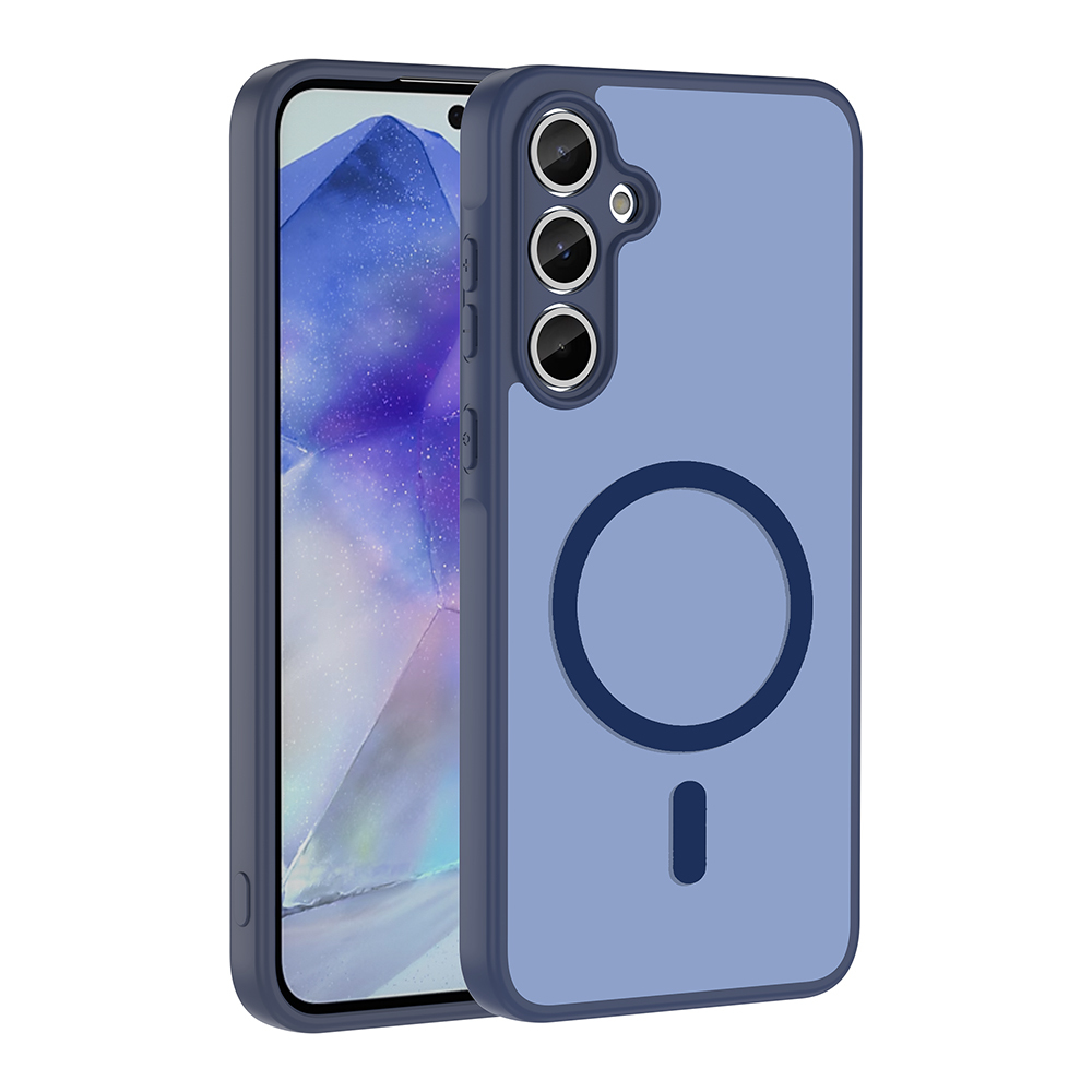Samsung Galaxy A35 Uyumlu Kılıf M-safe Şarj Özellikli Zore Babet Kapak