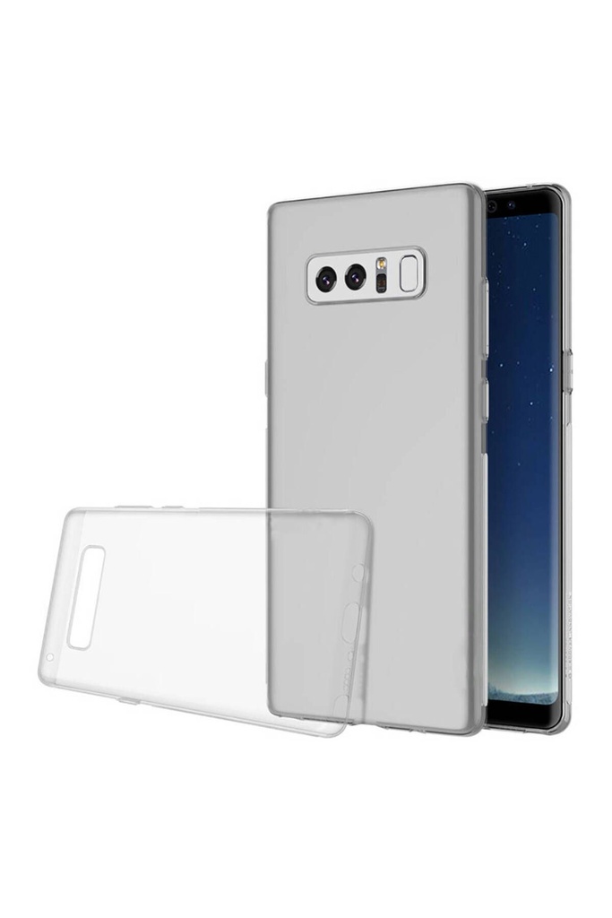 Samsung Galaxy Note 8 Uyumlu Kılıf Silikon Şeffaf Esnek Yumuşak Zore Süper Silikon Kapak