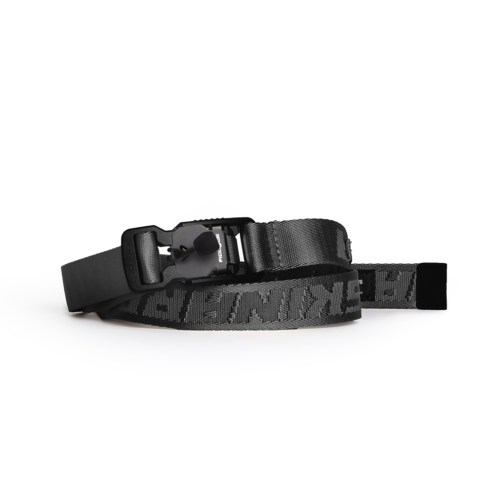 [RNZ-TA137429] Skinarma Ranger Serisi Manyetik Tokalı Hafif Naylon Spor Kemer 2.5cm (Siyah)