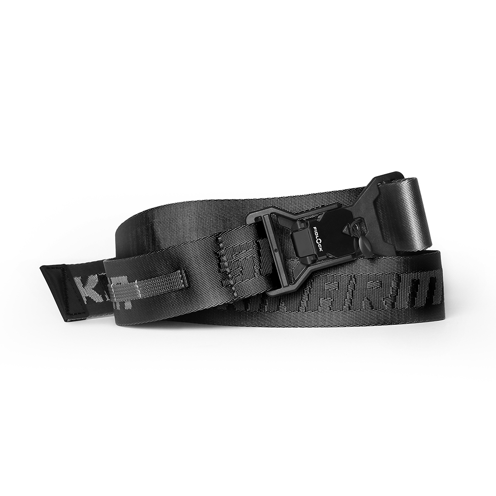 [RNZ-TA137432] Skinarma Ranger Serisi Manyetik Tokalı Hafif Naylon Spor Kemer 3.5cm (Siyah)