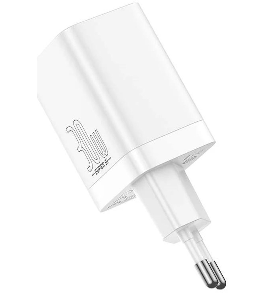 Baseus Super Si Pro 30W Telefon Tablet Powerbank Hızlı Şarj Type-C + USB Adaptör