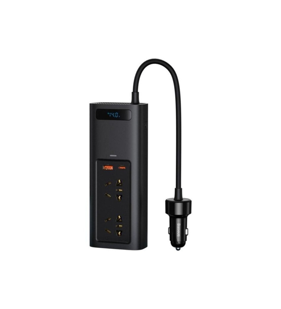 Baseus 150W Power Inverter Ac 220V Araç Içi Çakmaklık Çevirici Araç Çakmaklık Priz Dönüştürücü
