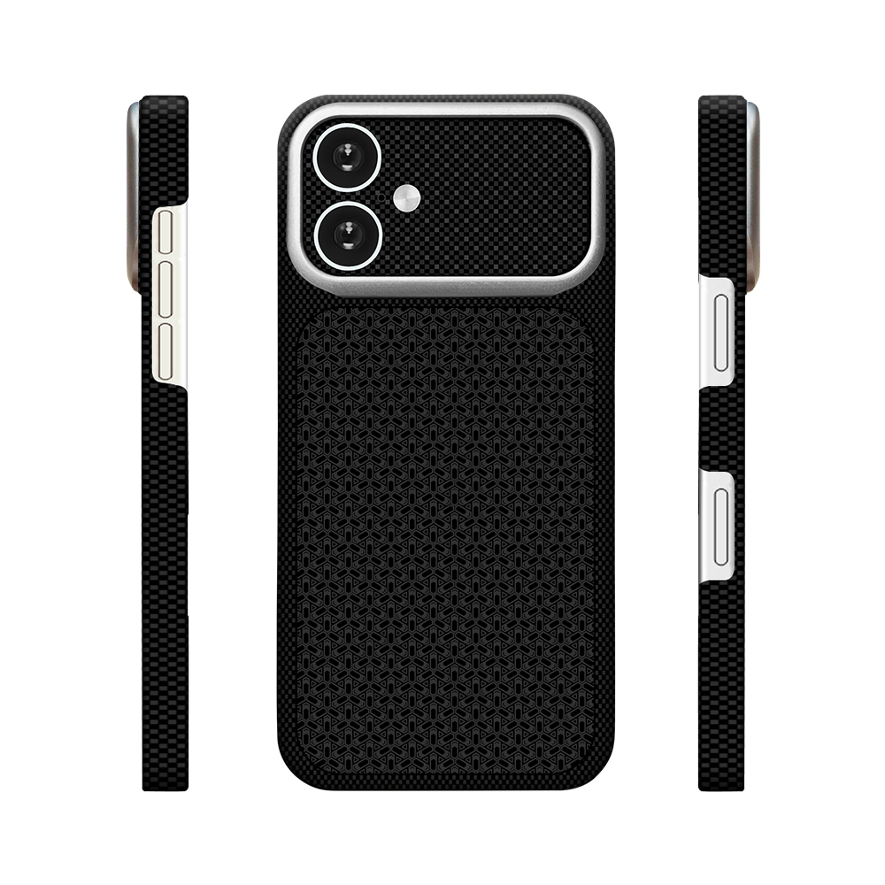 [RNZ-TA137544] Apple iPhone 17 Uyumlu Kılıf M-Safe Şarj Özellikli Zore Paris Nexel Sert PC Kapak (Siyah)