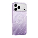 Apple iPhone 17 Pro Max Uyumlu Kılıf M-Safe Şarj Özellikli Orjinal Swarovski Taşlı Zore Paris Rovix Sert PC Kapak