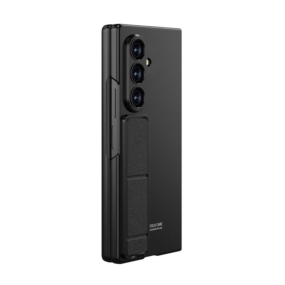 [RNZ-TA137732] Samsung Galaxy Z Fold 8 Ultra Uyumlu Kılıf Standlı Zore Kıpta Qstand Kapak (Siyah)