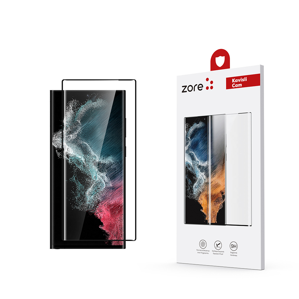 Samsung Galaxy S22 Ultra Uyumlu Zore Dias Cam Ekran Koruyucu