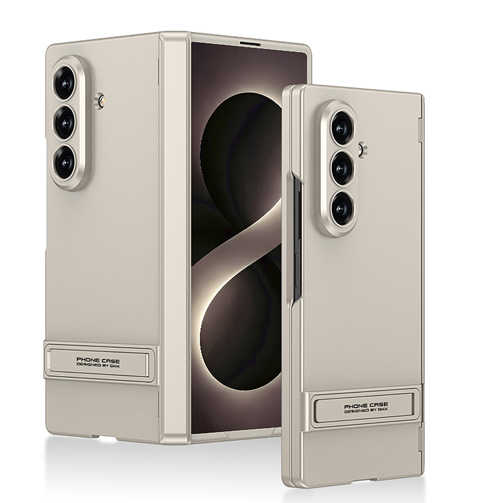 Samsung Galaxy Z Fold 8 Ultra Uyumlu Kılıf Zore Kıpta Standlı Kapak