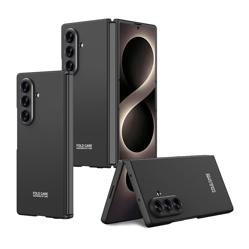 [RNZ-TA137755] Samsung Galaxy Z Fold 8 Ultra Uyumlu Kılıf Zore Sert Kıpta Kapak (Siyah)