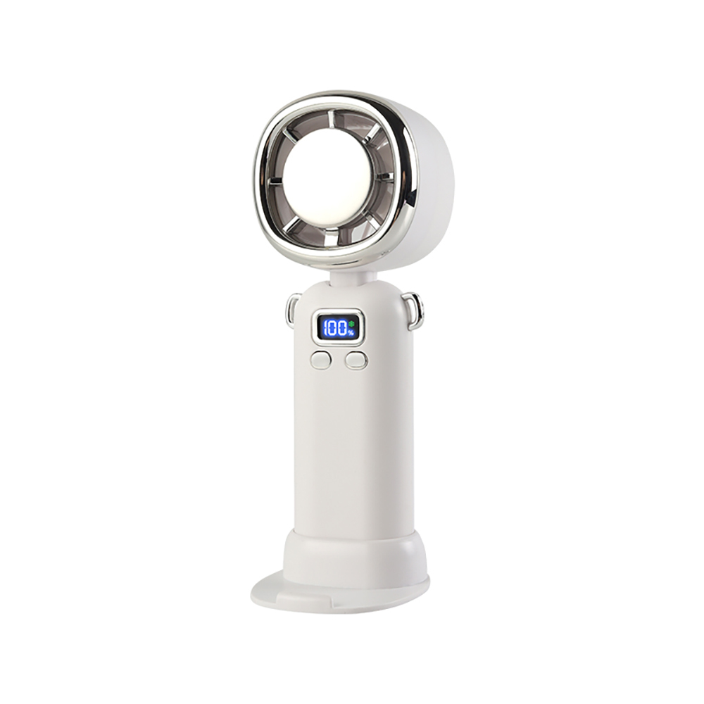 [RNZ-TA134706] Zore AY11 Dijital LED Göstergeli Katlanabilir Portatif Mini Soğutucu El Fanı