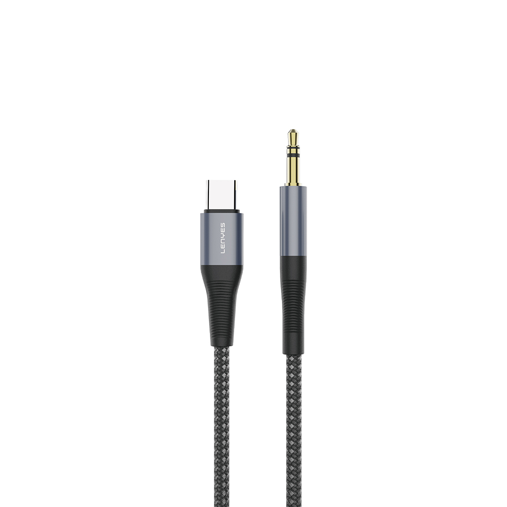 [RNZ-TA134755] Lenyes AX134 Type-C to 3.5mm AUX Audio Kablo