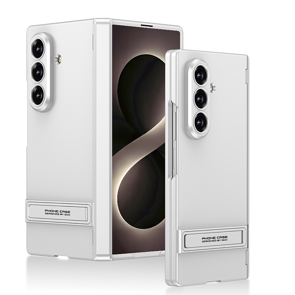 Samsung Galaxy Z Fold 8 Ultra Uyumlu Kılıf Zore Kıpta Standlı Kapak