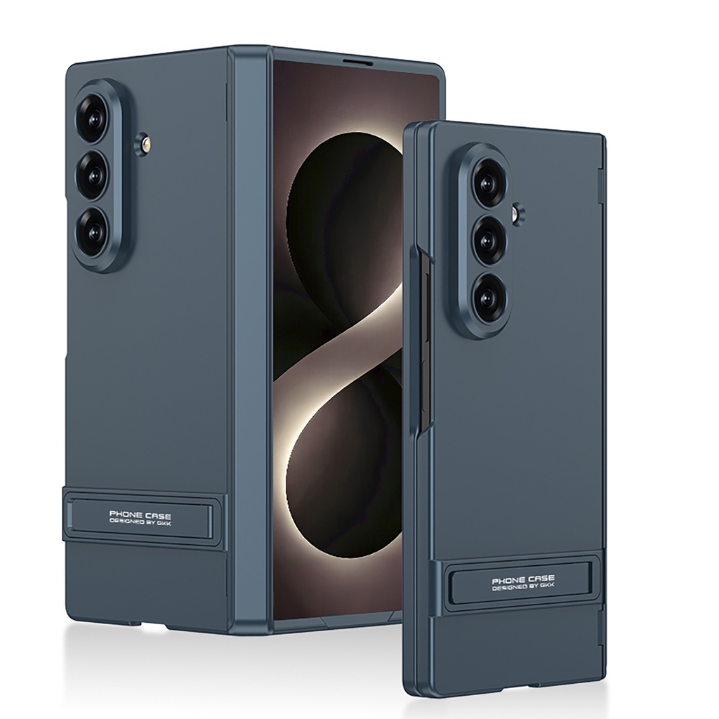 Samsung Galaxy Z Fold 8 Ultra Uyumlu Kılıf Zore Kıpta Standlı Kapak