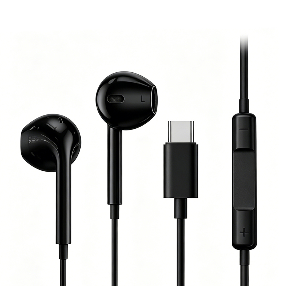 [RNZ-TA134757] Micflip J01 3D Stereo Ses Destekli Type-C Kulakiçi Kulaklık (Siyah)
