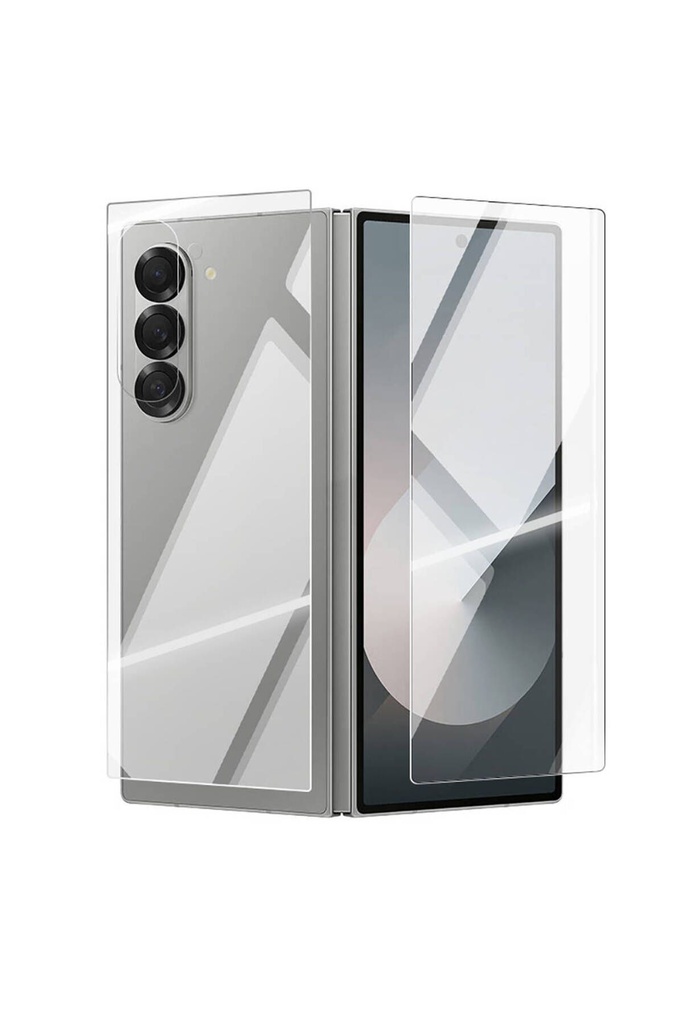 Samsung Galaxy Z Fold 6 Uyumlu Ekran Filmi Zore Etnaa 2in1 Cam Ekran Koruyucu

