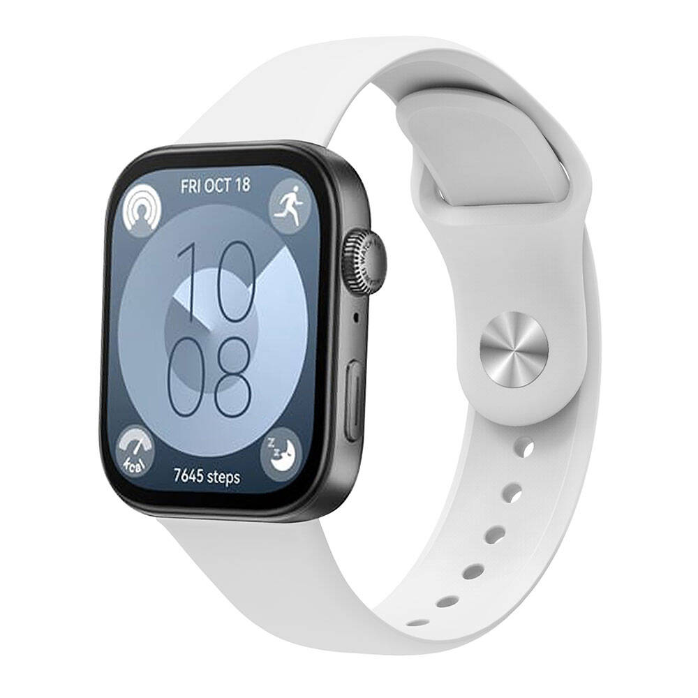 Huawei Watch Fit 3 Uyumlu KRD-11 22mm Silikon Kordon