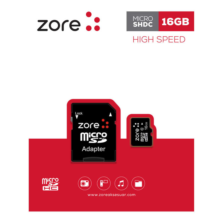 [RNZ-T6598] Zore Micro SD Hafıza Kartı 16GB