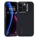 Apple iPhone 14 Pro Max Uyumlu Kılıf M-safe Şarj Özellikli Karbon Fiber Benks Montage ArmorAir Kevlar Kapak