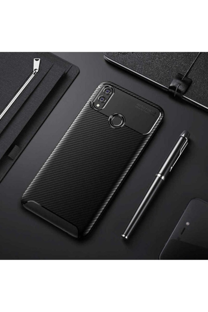 [RNZ-TA16598] Huawei Honor 8X Uyumlu Kılıf Zore Negro Silikon Kapak (Siyah)