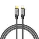 Recci RS18CL Voyage Serisi Type-C to Lightning PD 30W Hızlı Şarj Özellikli Data ve Şarj Kablosu 1.5M