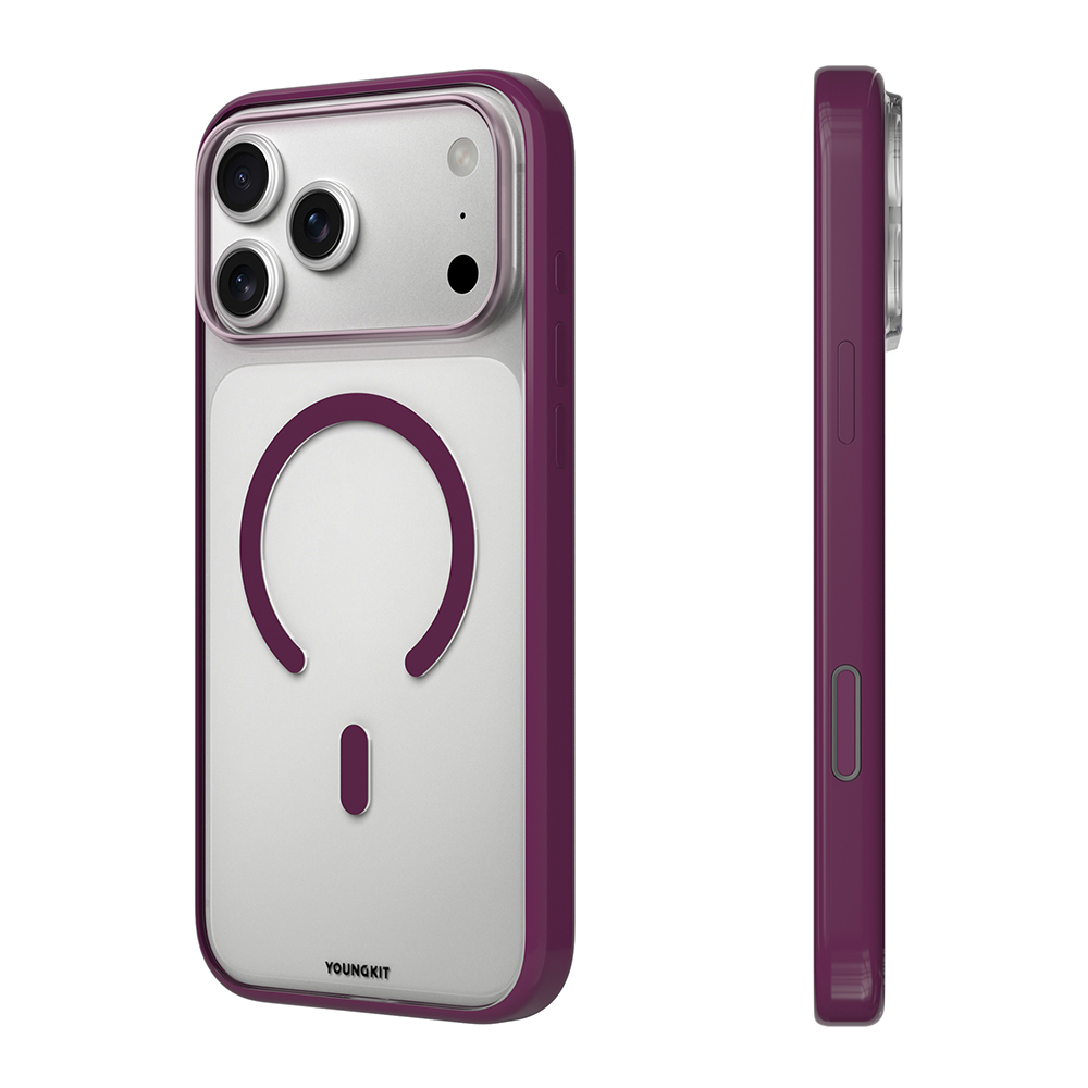 Apple iPhone 17 Pro Uyumlu Kılıf M-safe Şarj Özellikli Youngkit High Definition Serisi Kapak