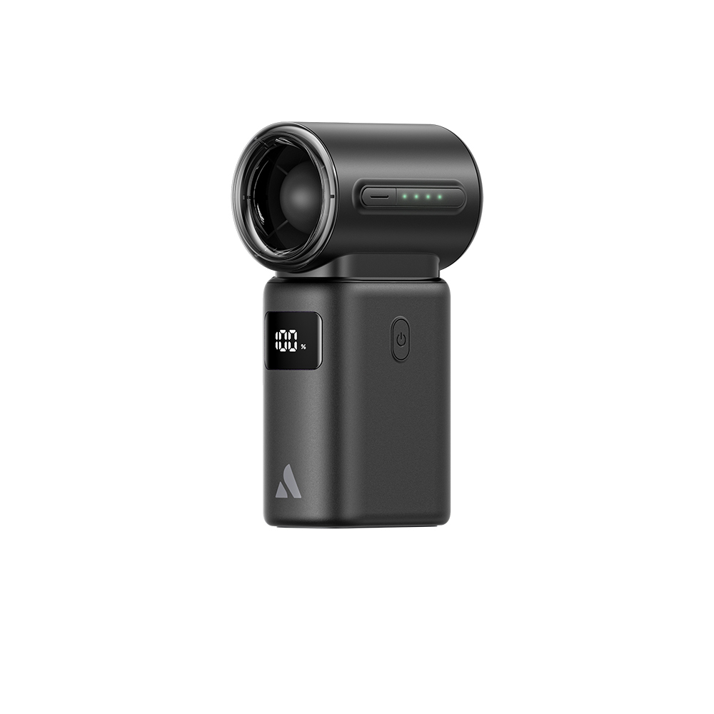 [RNZ-TA136736] Aecooly PK01-P2 Ayrılabilir Powerbanklı Type-C Bağlantılı 4 Kademeli Universal Portatif Soğutucu Mini El Fanı 2200mAh