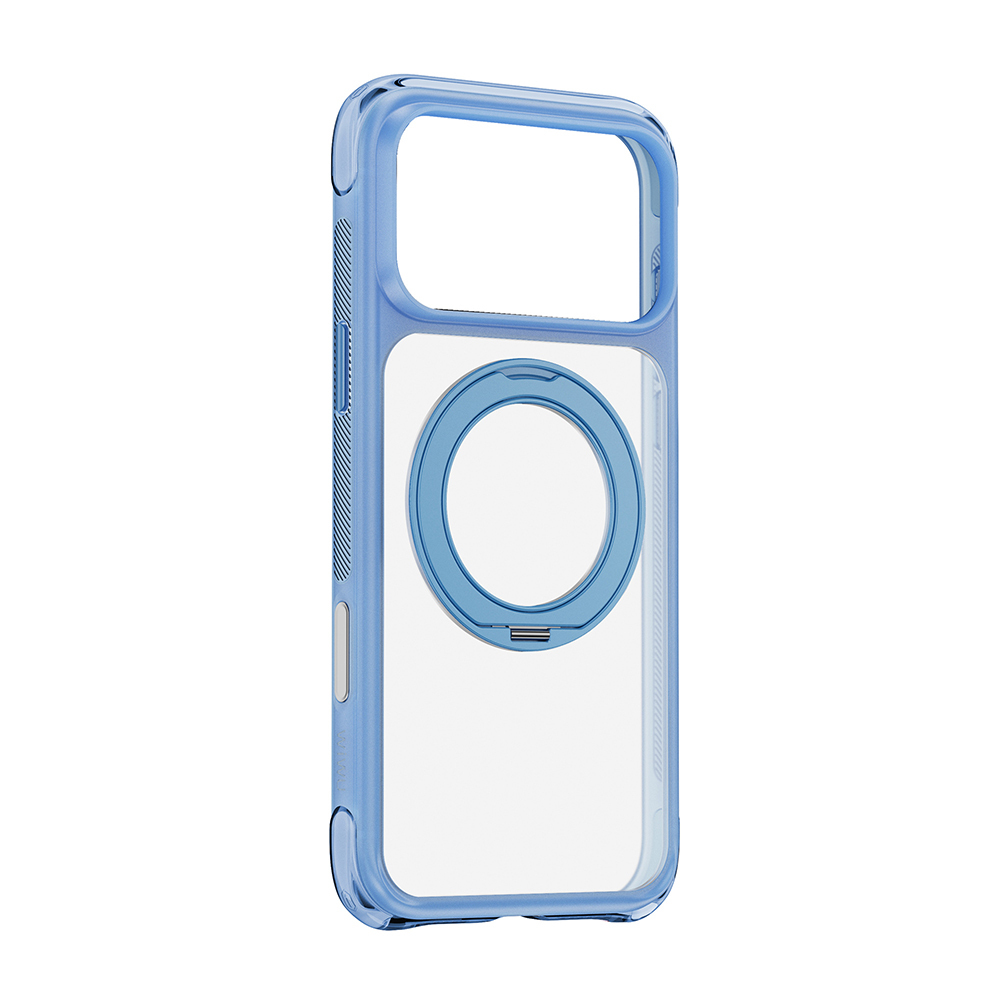 Apple iPhone 17 Pro Max Uyumlu Kılıf Wiwu AG-203 AeroGuard Ultra Serisi M-safe Şarj Özellikli Airbag Tasarımlı Standlı Kapak